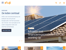 Tablet Screenshot of nvb-bouw.nl
